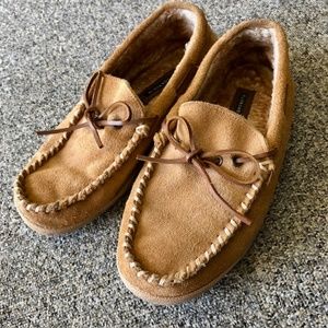 Florsheim men's Cozy Moc Toe Tie Slippers size 10